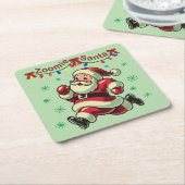 ゾミエサンタクリスマス スクエアペーパーコースター (アングル)