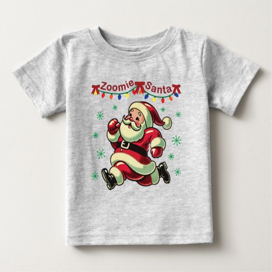 ゾミエサンタクリスマス ベビーTシャツ (正面)