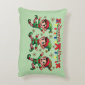 ゾミー小妖精や小人クリスマス アクセントクッション (裏面(縦))