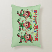 ゾミー小妖精や小人クリスマス アクセントクッション (正面(垂直))