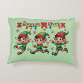 ゾミー小妖精や小人クリスマス アクセントクッション (裏面)