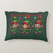 ゾミー小妖精や小人クリスマス アクセントクッション (裏面)