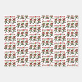 ゾミー小妖精や小人クリスマス ラッピングペーパーシート (正面2)