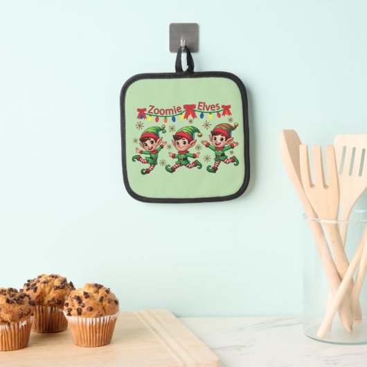 ゾミー小妖精や小人クリスマス 鍋敷き (インサイチュ (吊り下げ))