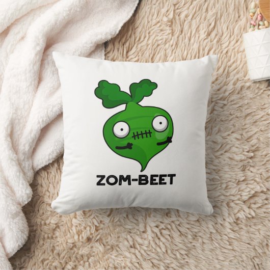 ゾムビート面白いハロウィーンゾンビベベットプン クッション (ブランケット)