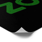 ゾムビーフおもしろいゾンビミートプンダークBG ポスター (角)