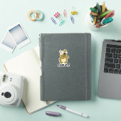 ゾムピットファニーハロウィーンゾンビピットブルプン シール (iPadカバー)