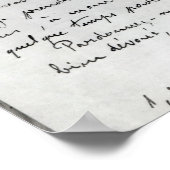 ゾラからエドアードマネへの手紙1868 ポスター (角)