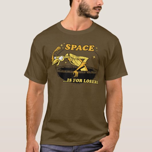 ゾラック「宇宙は負け組み」 Tシャツ (正面)