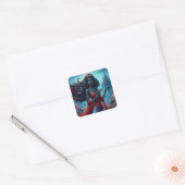 ゾラ – マーメイドシリーズアートコレクション スクエアシール (封筒)