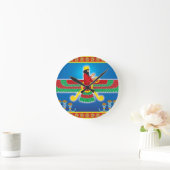 ゾロアストリアン・ペルシャ・ファラバハル ラウンド壁時計 (ホーム)