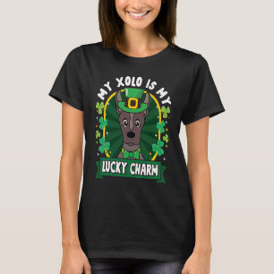 ゾロメキシカンヘアレスSt patricksラッキーチャームママ Tシャツ