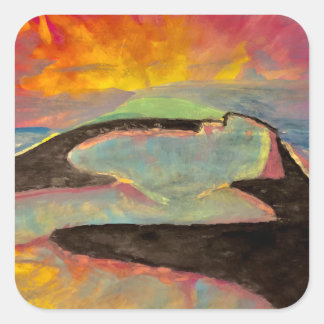 ゾンスケートパークステッカー！ スクエアシール