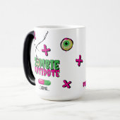 ゾンビおもしろいアンチドートの読み込み…ゾンビから人間 モーフィングマグカップ (正面左)