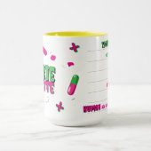 ゾンビおもしろいアンチドートShh... マグカップ (中央)