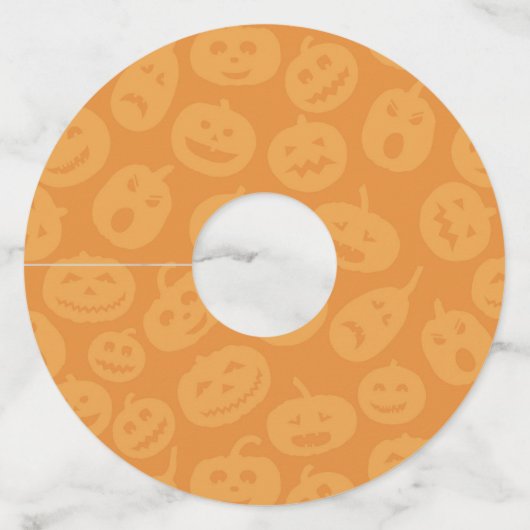 ゾンビおもしろいハロウィーン ワイングラスタグ (裏面)