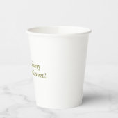 ゾンビおもしろいハロウィーン 紙コップ (左)