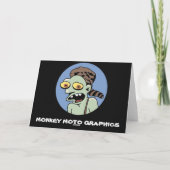 ゾンビおもしろいヒルビリーグリーティングカード カード (裏面)