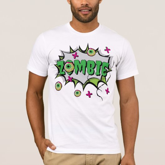 ゾンビおもしろいファンキーー Tシャツ (正面)