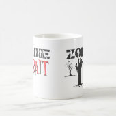 ゾンビおもしろいー餌ゾンビ恋人マグカップ11oz コーヒーマグカップ (中央)