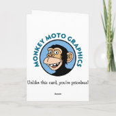 ゾンビおもしろい誕生日 カード (裏面)