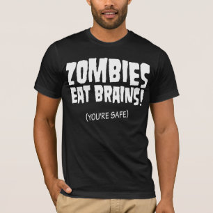 ゾンビからあなたは安全 Tシャツ