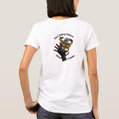 ゾンビがタンクトップを泳げない Tシャツ (裏面)