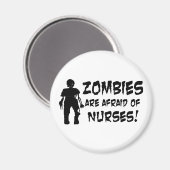 ゾンビがナースを恐れる マグネット (正面/裏面)