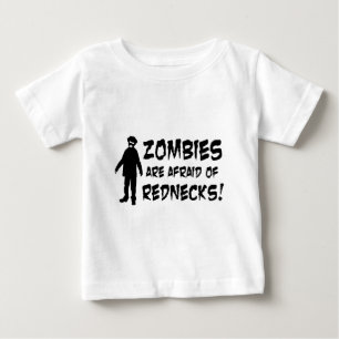 ゾンビがレッドネックを恐れる ベビーTシャツ