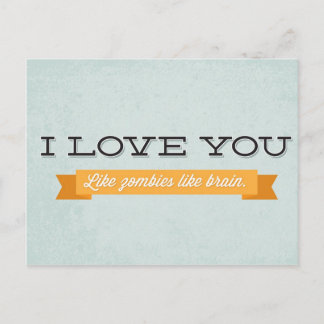 ゾンビが好き ポストカード