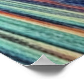 ゾンビが橋の上にいる | AIアートポスター ポスター (角)