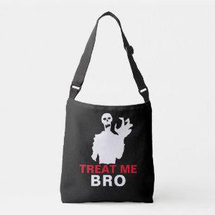 ゾンビが私を扱うBro面白いハロウィーンカスタマイズ クロスボディバッグ