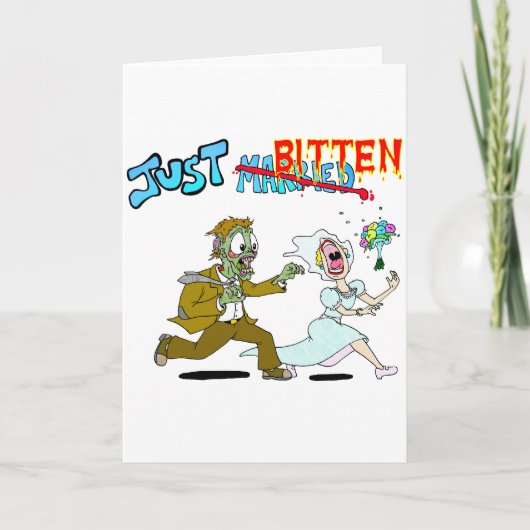 ゾンビが結婚した 案内状 (正面)