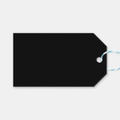 ゾンビとくつろぐハロウィン おもしろ 少年たち ギフトタグ (正面(横))
