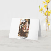 ゾンビとしてのイエス第一の奇跡 カード (黄色い花)