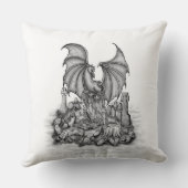 ゾンビとドラゴン クッション (裏面)