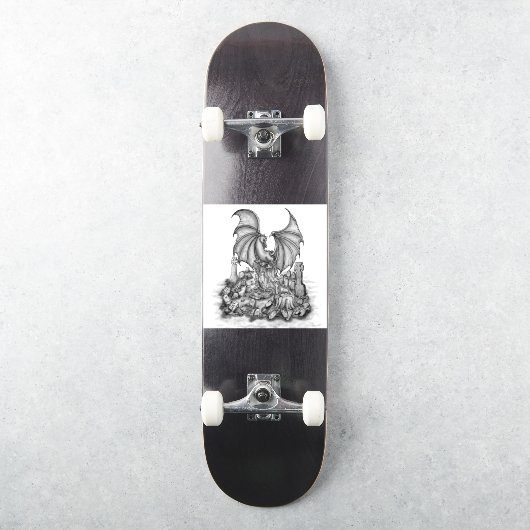 ゾンビとドラゴン シール (スケートボード)