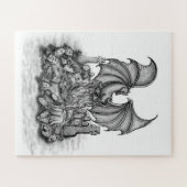 ゾンビとドラゴン ジグソーパズル (横)