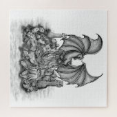 ゾンビとドラゴン ジグソーパズル (横)