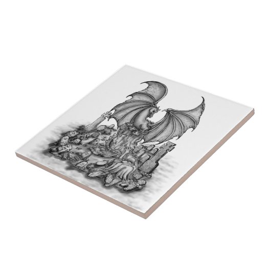 ゾンビとドラゴン タイル (側面)