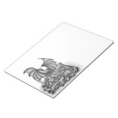 ゾンビとドラゴン ノートパッド (アングル)