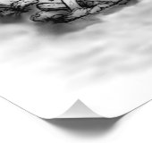 ゾンビとドラゴン フォトプリント            (角)