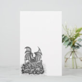 ゾンビとドラゴン 便箋 (スタンド正面)