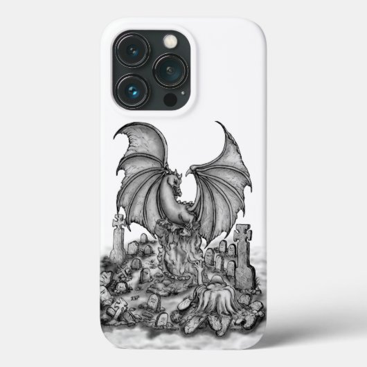 ゾンビとドラゴン Case-Mate iPhoneケース (裏面)