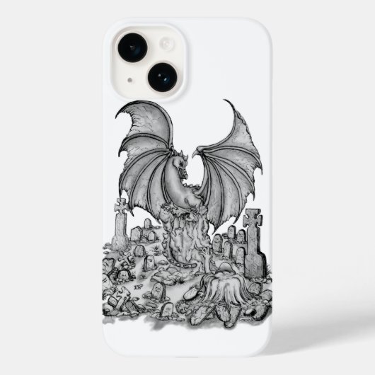 ゾンビとドラゴン Case-Mate iPhoneケース (裏面)
