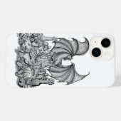 ゾンビとドラゴン Case-Mate iPhoneケース (裏面 (横))