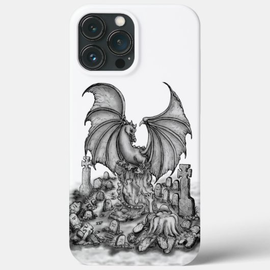 ゾンビとドラゴン Case-Mate iPhoneケース (裏面)
