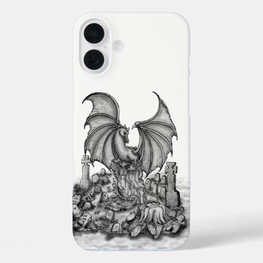 ゾンビとドラゴン Case-Mate iPhoneケース (裏面)