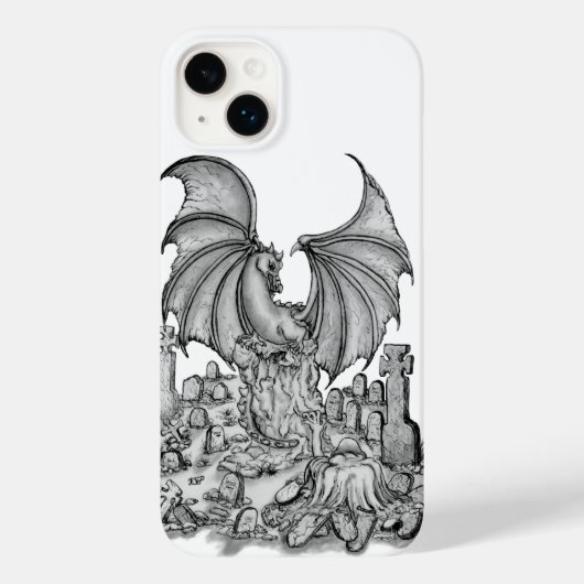 ゾンビとドラゴン Case-Mate iPhoneケース (裏面)