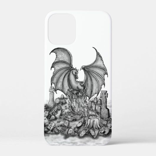 ゾンビとドラゴン Case-Mate iPhoneケース (裏面)